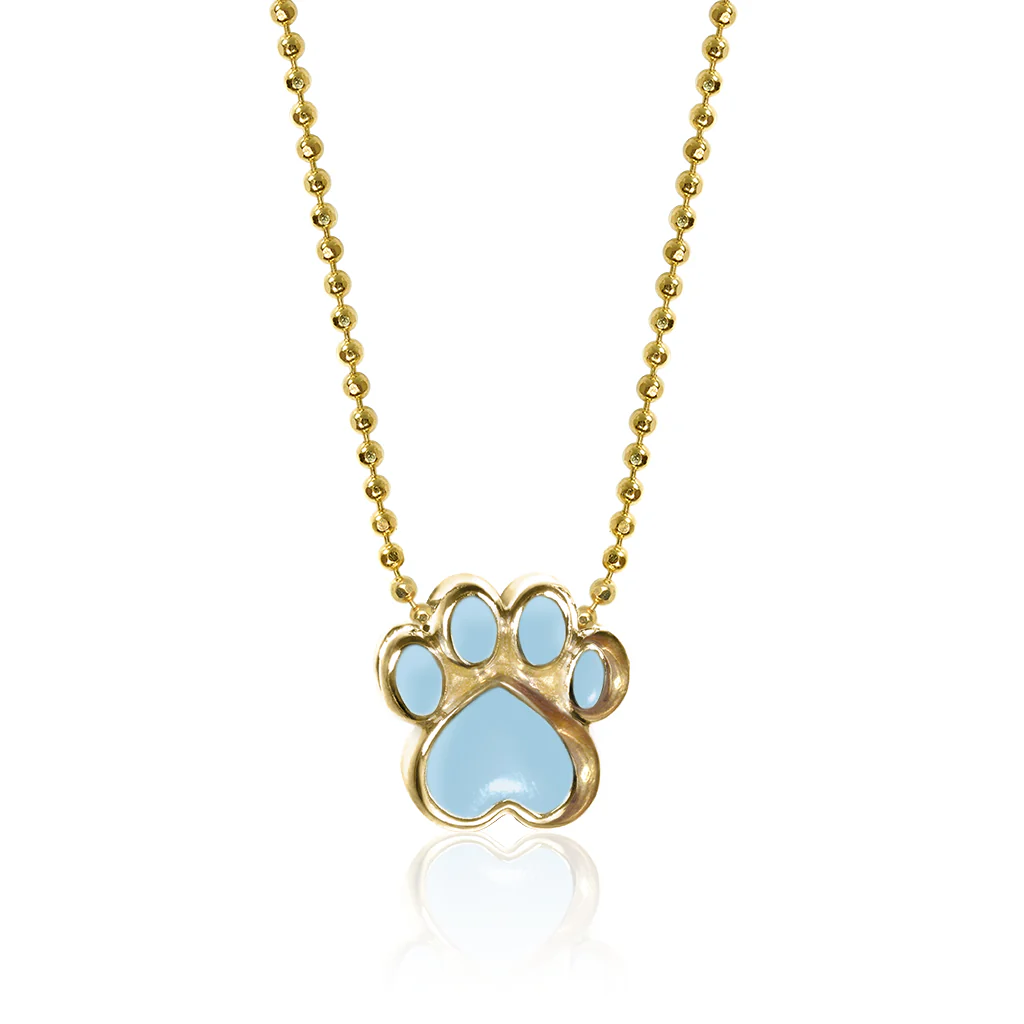 Dog paw necklace