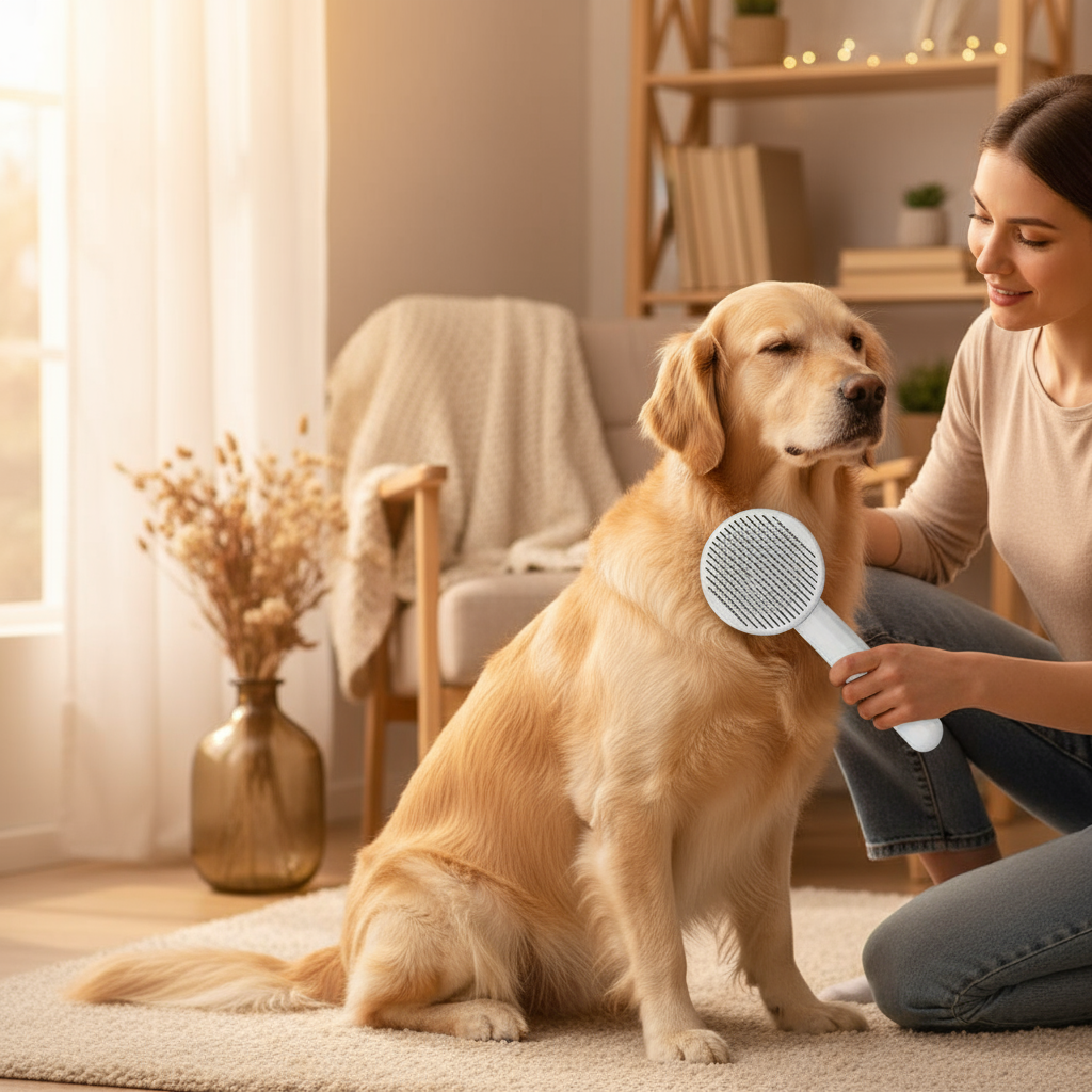 Round Handle Pet Passage Comb