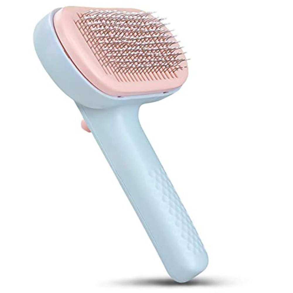 New Pet Cat Dog Hair Brush Hair Massage Comb Open-Knot Brush Grooming Cleaning Tool Stainless Steel Comb