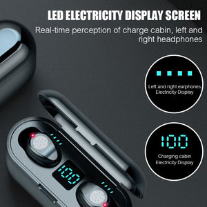 H&A Bluetooth V5.0 Earphone Wireless Earphones Stereo Sport