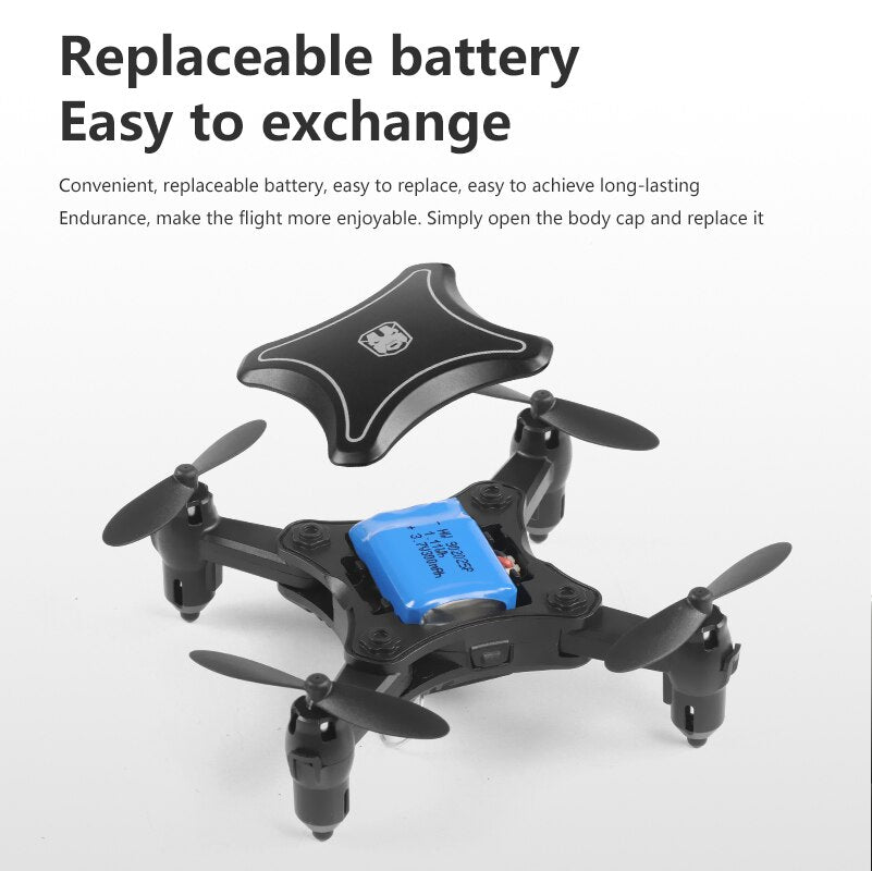 Mini Drone WiFi FPV Camera 4K HD Altitude Hold RC Drone Helicopter One-Key Return Foldable Mini Quadcopter High Quality Dron