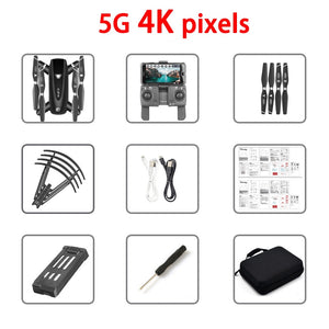 S167 GPS Drone With Camera 5G RC Quadcopter Drones HD 4K WIFI FPV Foldable Off-Point Flying Photos Video Dron Helicopter Toy