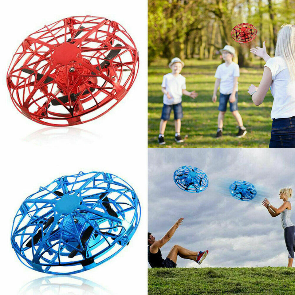 Mini UFO Drone Anti-collision Flying Helicopter Magic Hand UFO Ball Aircraft Sensing Induction Drone Kid Electric Electronic Toy