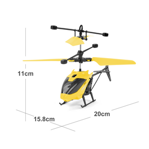 Mini RC Drone Helicopter Infraed Induction 2 Channel Electronic Funny Suspension Dron Aircraft Quadcopter Small drohne Kids Toys