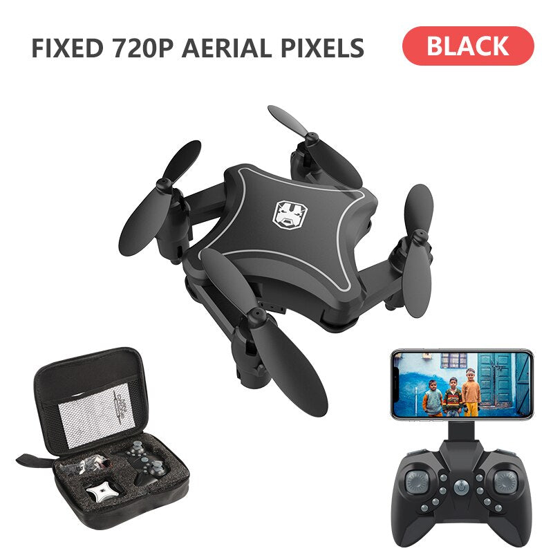 Mini Drone WiFi FPV Camera 4K HD Altitude Hold RC Drone Helicopter One-Key Return Foldable Mini Quadcopter High Quality Dron