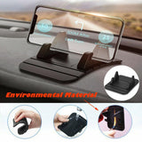 Car Phone Holder Non-Slip Rubber Mat For iPhone Samsung Xiaomi Smartphone Stand Holder GPS Navigation Bracket