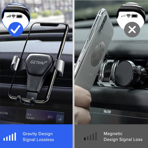 GETIHU Gravity Car Holder For Phone in Car Air Vent Clip Mount No Magnetic Mobile Phone Cell Stand Support For iPhone 11 XS X XR