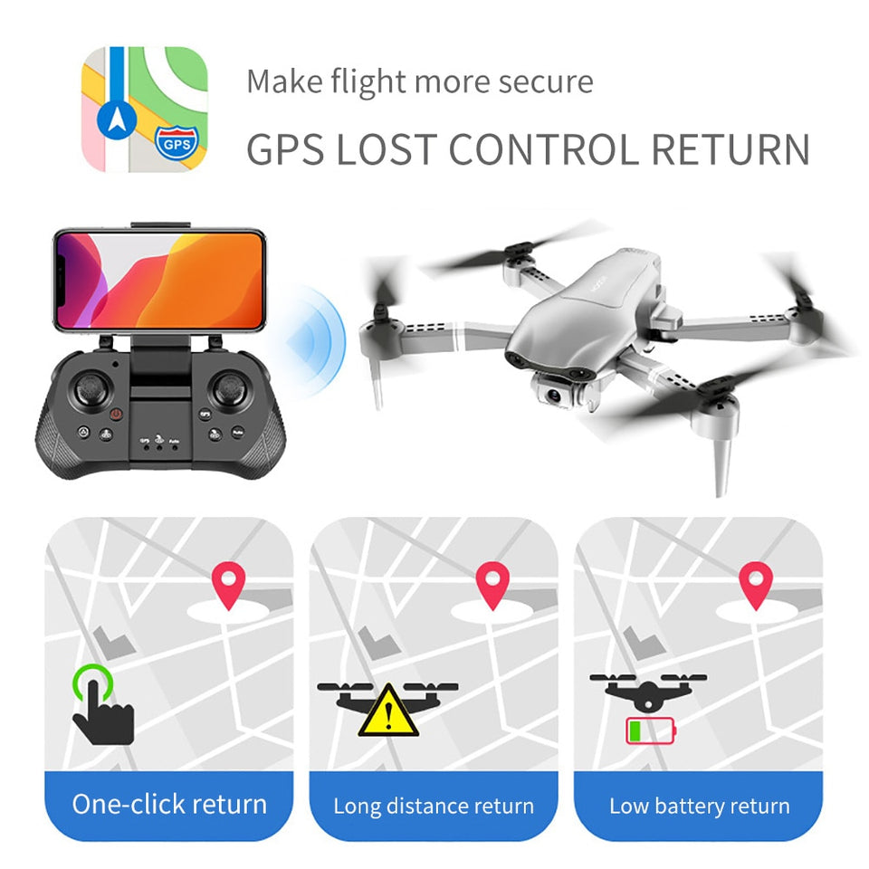 drone GPS 4K 5G WiFi live video FPV  4K/1080P HD Wide Angle Camera Foldable Altitude Hold Durable RC Drone