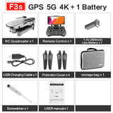 drone GPS 4K 5G WiFi live video FPV  4K/1080P HD Wide Angle Camera Foldable Altitude Hold Durable RC Drone