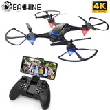 Eachine E38 WiFi FPV RC Drone 4K Camera Optical Flow 1080P HD Dual Camera Aerial Video RC Quadcopter Aircraft Quadrocopter Toys