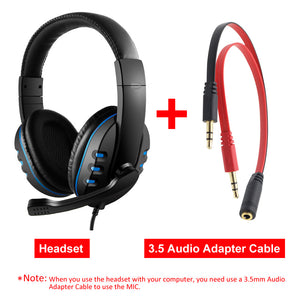 3.5mm Wired Headphones Gaming/Gamer Headset