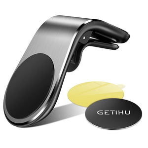 GETIHU Metal Magnetic Car Phone Holder Mini Air Vent Clip Mount Magnet Mobile Stand For iPhone  XS Max Xiaomi Smartphones in Car