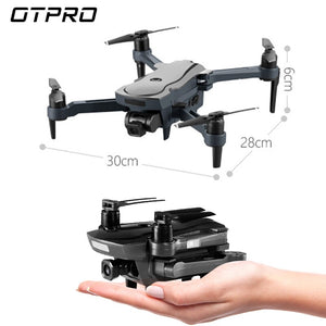 OTPRO mini drone GPS 5.8G 1KM Foldable Arm FPV with 4K UHD 1080P Camera  RC Dron Quadcopter RTF High Speed drones ufo Helicopter
