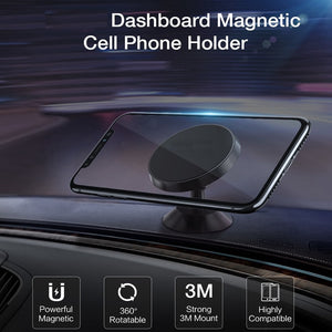 Magnetic Car Phone Stand Dashboard Phone New Luxury Stand Holder for IPhone for Huawei Lite Magnet Air Hole Handle Installation