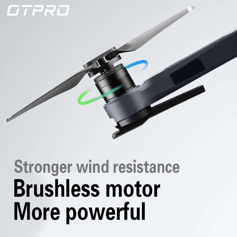 OTPRO mini drone GPS 5.8G 1KM Foldable Arm FPV with 4K UHD 1080P Camera  RC Dron Quadcopter RTF High Speed drones ufo Helicopter