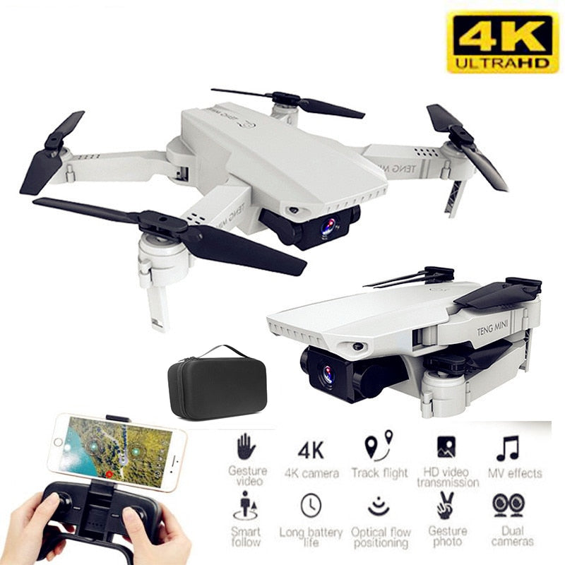 HD Camera RC Mini Foldable Drone with Live WIFI FPV Selfie Optical Flow