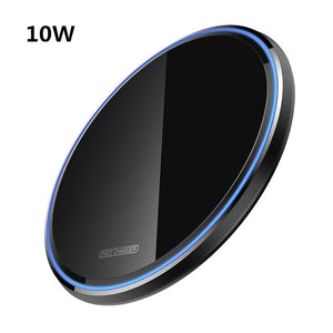 ROCK 15W Mirror Wireless Charger For iPhone 11 X XS Max XR 8 Plus Qi Fast Quick Charge Pad For Xiaomi Mi9 Samsung