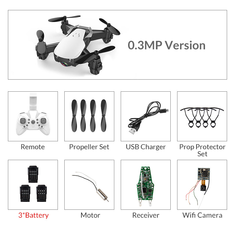 Eachine E61/E61HW Remote Control Mini WiFi FPV RC Drone Quadcopter RTF With HD Camera Altitude Hold Mode