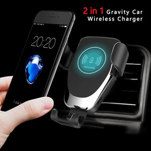 FLOVEME R1 Automatic Clamping Car Wireless Charger 10W Quick Charger Infrared Sensor Car Phone Holder Stand Qi Wireless Charger