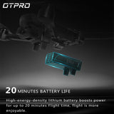 OTPRO mini drone GPS 5.8G 1KM Foldable Arm FPV with 4K UHD 1080P Camera  RC Dron Quadcopter RTF High Speed drones ufo Helicopter