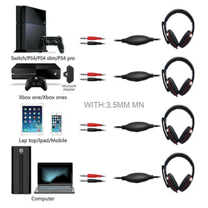 Good Quality on ear Headset Gamer Stereo Deep Bass Gaming