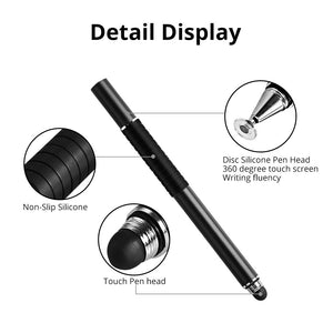 Universal 2 in 1 Stylus Drawing Tablet Pens Capacitive Screen Caneta Touch Pen for Mobile Android Phone Smart Pen Accessories