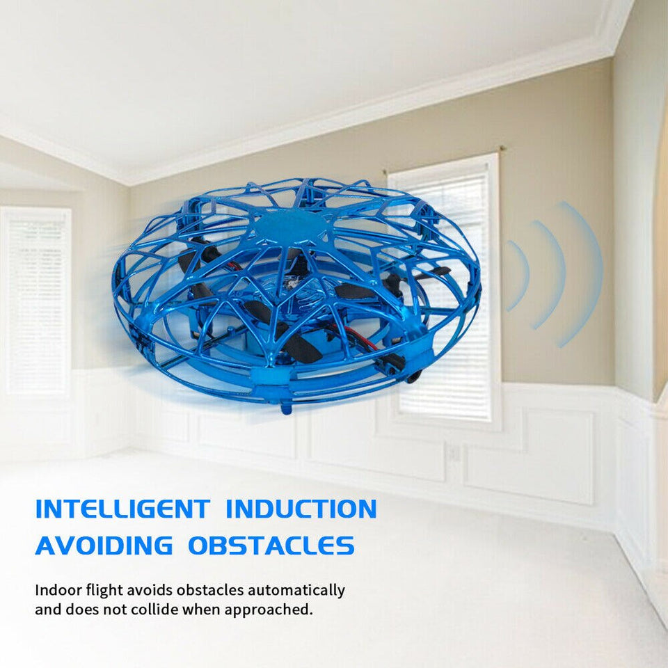 Mini UFO Drone Anti-collision Flying Helicopter Magic Hand UFO Ball Aircraft Sensing Induction Drone Kid Electric Electronic Toy