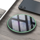 ROCK 15W Mirror Wireless Charger For iPhone 11 X XS Max XR 8 Plus Qi Fast Quick Charge Pad For Xiaomi Mi9 Samsung