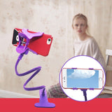 Universal Lazy Holder Arm Flexible Mobile Phone Stand Stents Holder Bed Desk Table Clip Gooseneck Bracket for Phone Muti Colors