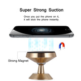 Magnetic Car Phone Stand Dashboard Phone New Luxury Stand Holder for IPhone for Huawei Lite Magnet Air Hole Handle Installation