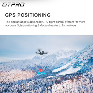 OTPRO mini drone GPS 5.8G 1KM Foldable Arm FPV with 4K UHD 1080P Camera  RC Dron Quadcopter RTF High Speed drones ufo Helicopter