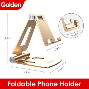 LINGCHEN Phone Holder Stand for iPhone 11 Xiaomi mi 9 Metal Phone Holder Foldable Mobile Phone Stand Desk For iPhone 7 8 X XS