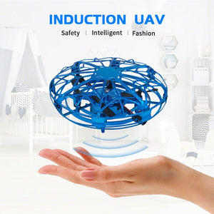 Mini UFO Drone Anti-collision Flying Helicopter Magic Hand UFO Ball Aircraft Sensing Induction Drone Kid Electric Electronic Toy
