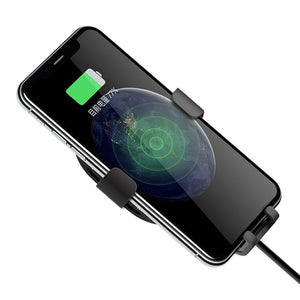 Xiaomi 70mai Qi Wireless Charger For iPhone XS Max X 10w Fast Wirless Charging Car Charger Phone Holder Bracket For Samsung S10