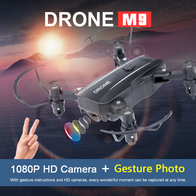 Mini Drone Dron Selfie RC Quadcopter Camera HD 1080P Wifi FPV Dron Foldable Altitude Hold RC Helicopter Drones Professional Toy