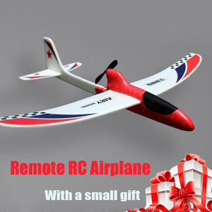 Newest DIY Glider Foam RC Drone Capacitor Hand Throwing Electric Plane Resistance to falling Toys for Children Birthday Gift