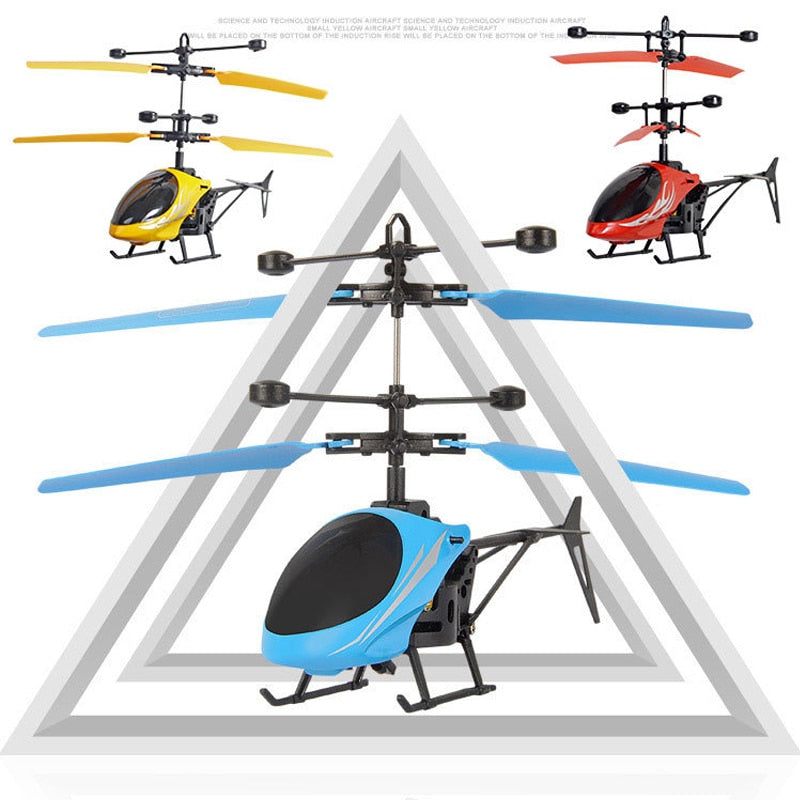 Mini RC Drone Fly RC Helicopter Aircraft Suspension Induction Helicopter Kids Toy LED Light Remote Control Toys for Children