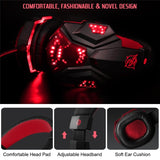 LED Lights Gaming Headset for PS4 PC Xbox