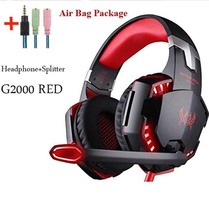 G2000 G9000 Gaming Headsets Big Headphones with Light