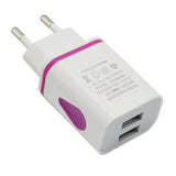 Phone charger Fashion Adapter LED 2 USB Port Wall