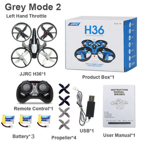 JJRC H36 H36F Mini Drone 2.4G 4CH 6-Axis Speed 3D Flip Headless Mode RC Drones Toy Gift Present RTF VS E010 H8 Mini