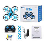 JJRC H36 H36F Mini Drone 2.4G 4CH 6-Axis Speed 3D Flip Headless Mode RC Drones Toy Gift Present RTF VS E010 H8 Mini