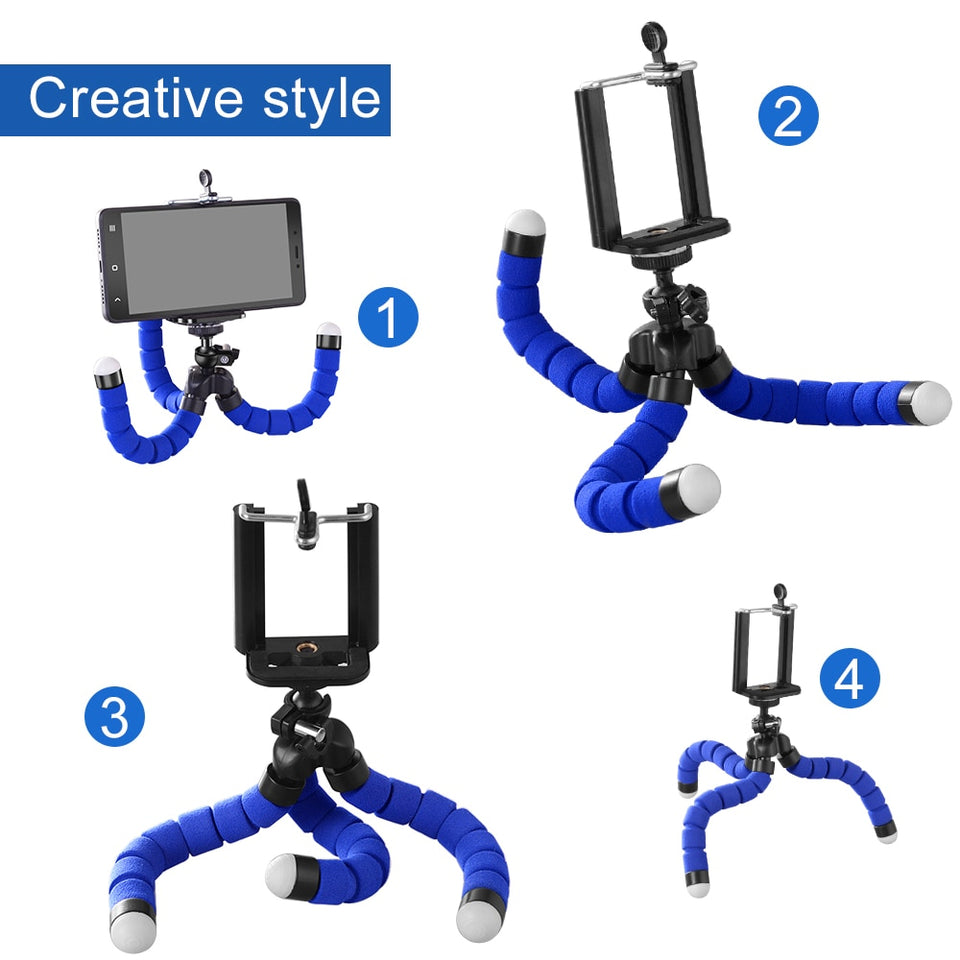 Phone Holder Flexible Octopus Tripod Bracket Selfie Expanding Stand Mount Monopod Styling Accessories For Mobile Phone Camera