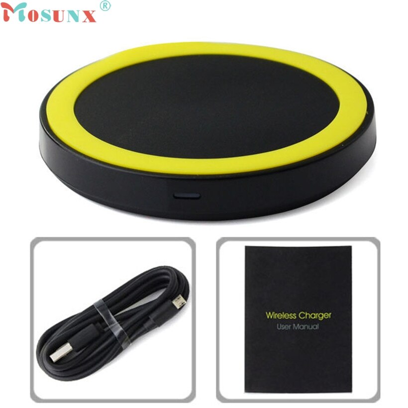 Mosunx Factory Price  New Qi Wireless Power Charger for iPhone for Galaxy S3 S4 Note2 for Nexus 0412 drop shipping