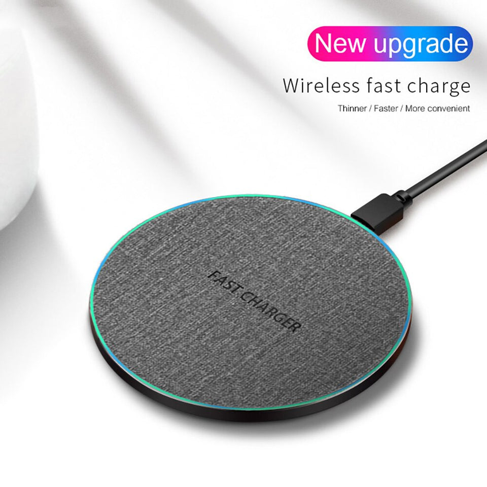 ROCK Qi Fast Charging 10W Wireless Charger For iPhone 11 Pro XS XR X 8 Airpods Quick Charge 3.0 Wireless Charging Pad