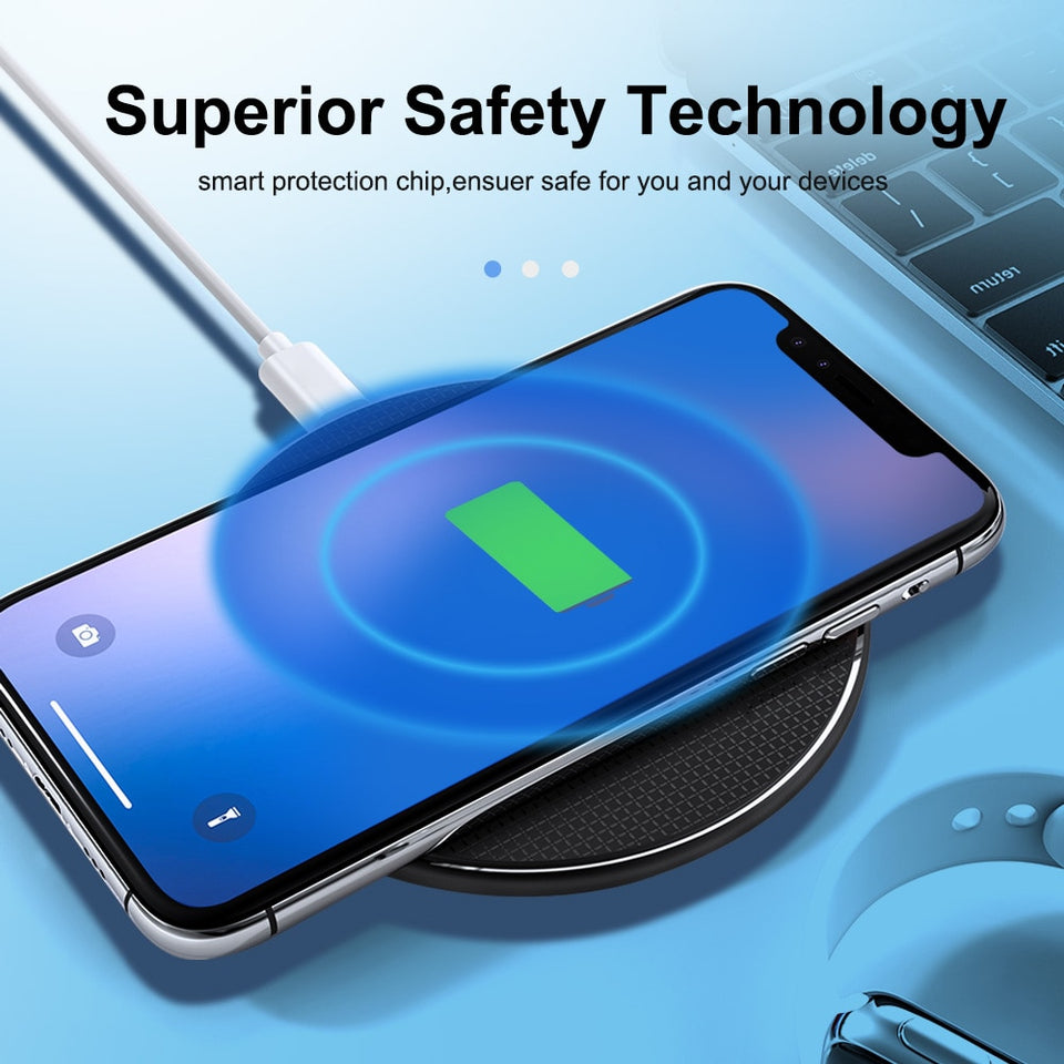 Udyr Wireless Charger For Xiaomi mi note 10 mi 9 Fast Charging station For iPhone 11 Pro X 8 Plus airpods pro chargeur sans fil