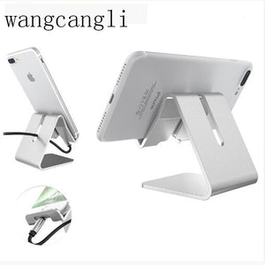 mobile phone holder stand Aluminum alloy metal tablet stand universal phone holder for iPhone X / 8/7/6/5 plus samsung phone / i