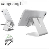 mobile phone holder stand Aluminum alloy metal tablet stand universal phone holder for iPhone X / 8/7/6/5 plus samsung phone / i