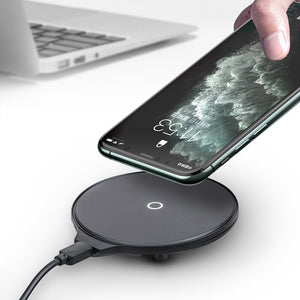 ROCK 15W Wireless Charger For Samsung S10 S8 S9 Note 9 iPhone 11 X 8P Mobile Phone USB Charging Pad Qi Fast Wireless Charger