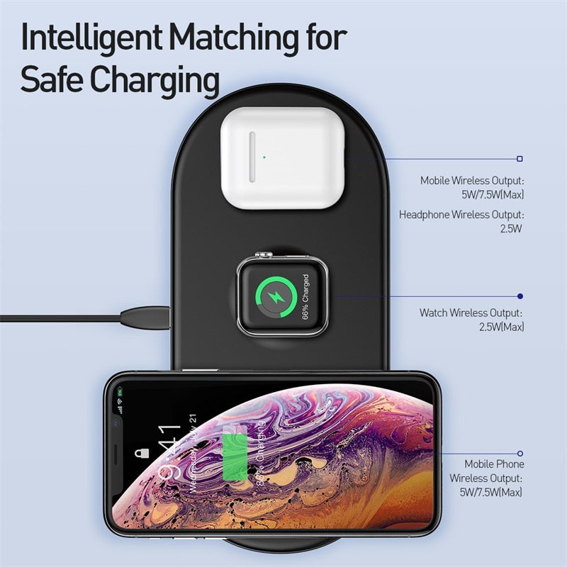 Wireless Charger For Airpods Apple Watch5 4 3 2